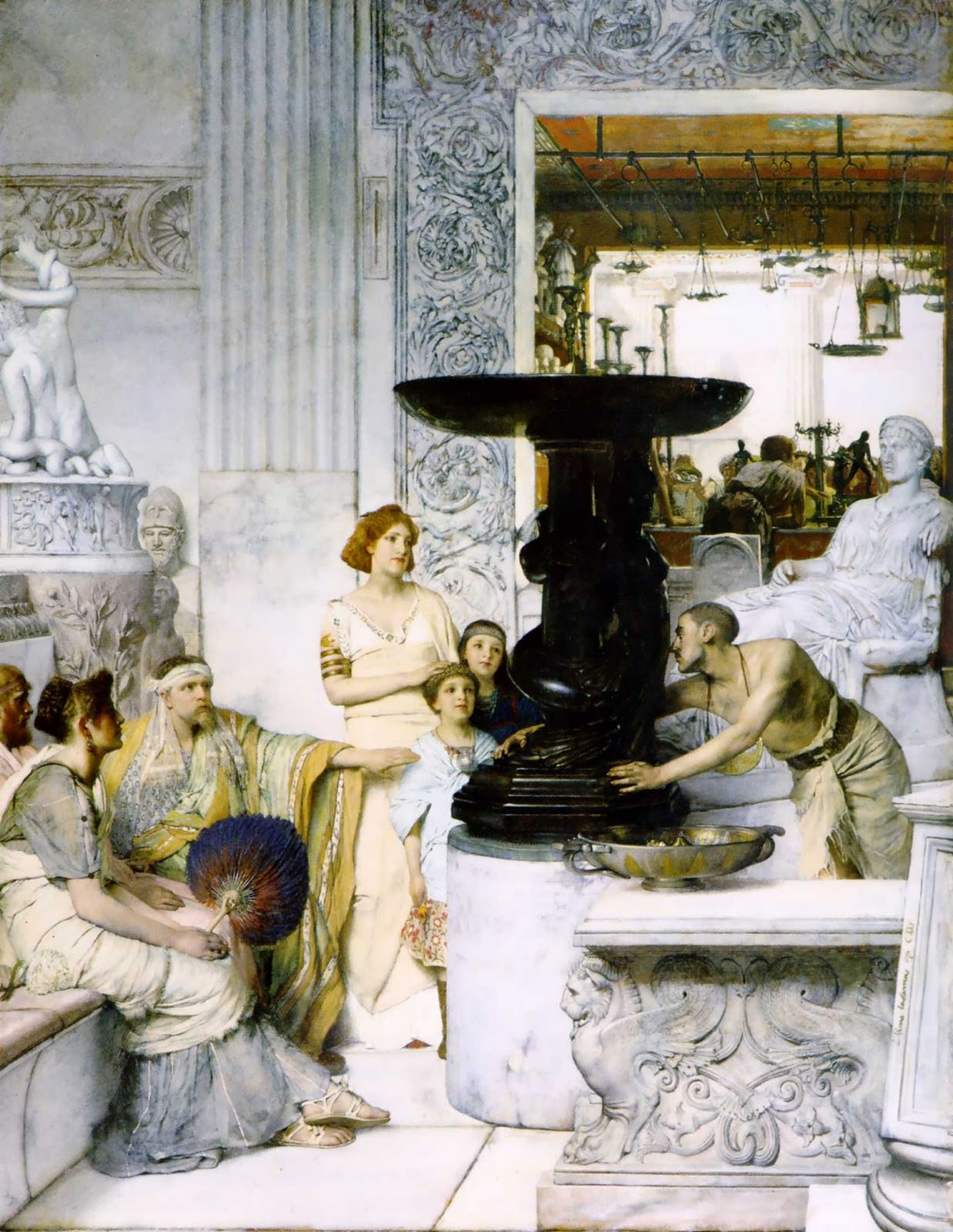 劳伦斯·阿尔玛·塔德玛（Lawrence Alma-Tadema)高清油画-雕塑馆