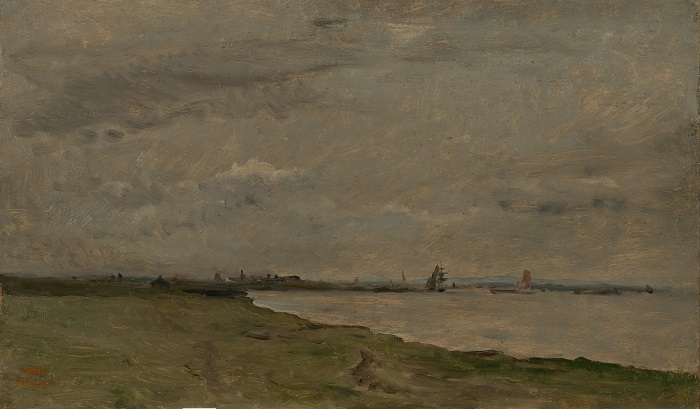 查尔斯·弗朗索瓦·杜比尼(Charles-Francois Daubigny)高清作品-泰晤士河