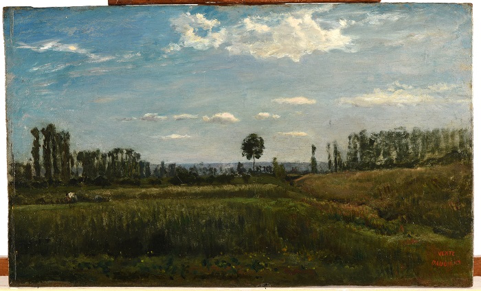查尔斯·弗朗索瓦·杜比尼(Charles-Francois Daubigny)高清作品-景观木材油画