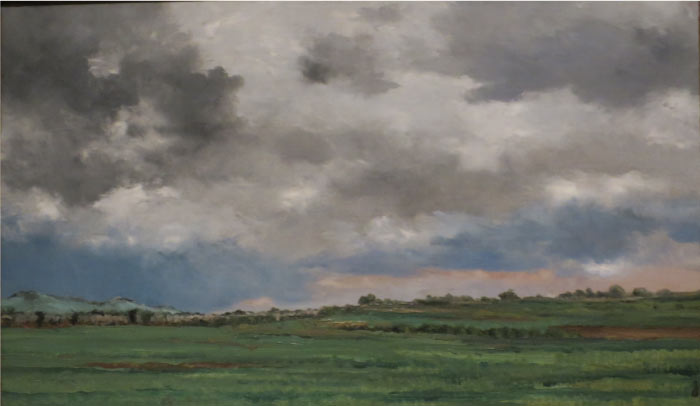 查尔斯·弗朗索瓦·杜比尼（Charles-Francois Daubigny）高清作品-横向 Landscape