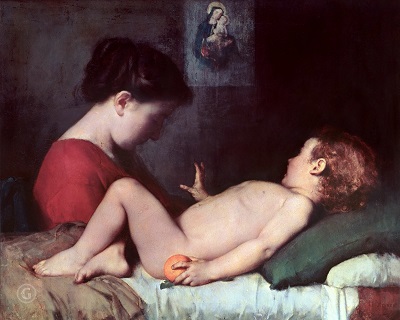让-雅克·亨纳 (Jean-Jacques Henner，法国画家)-觉醒的孩子