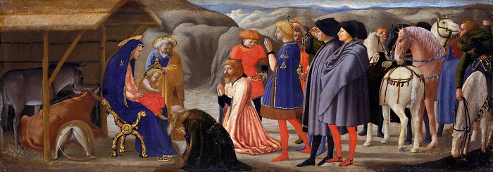 马萨乔（Masaccio）-对三博士的崇拜