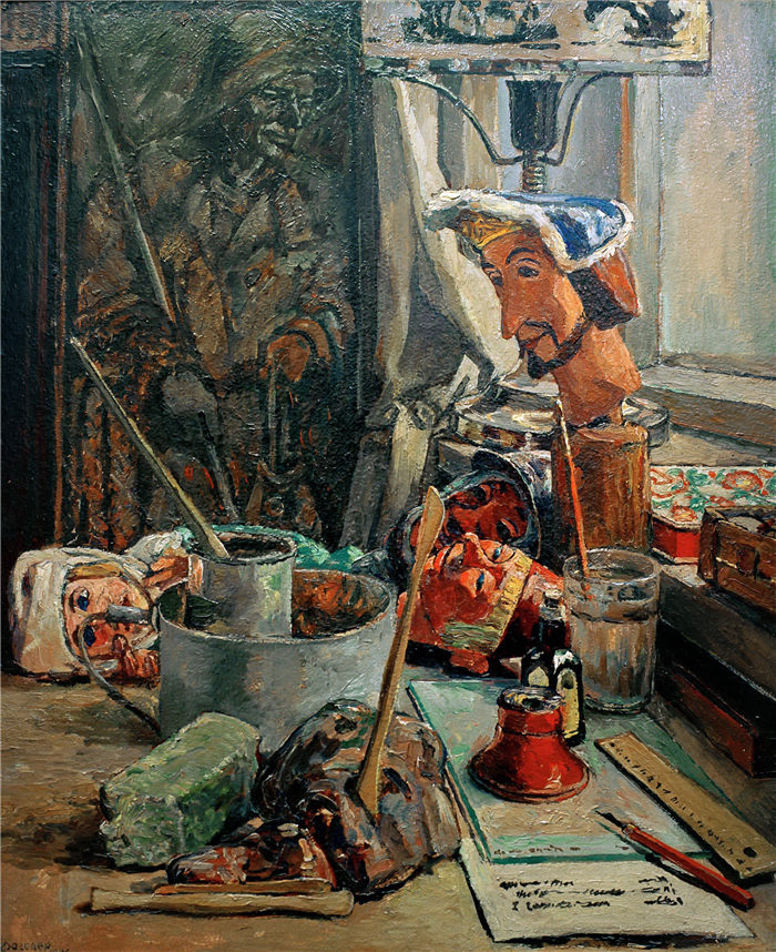 海因里希·沃格勒(Heinrich Vogeler)高清作品-木偶工作室