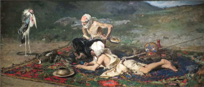 马里亚诺.福图尼（Mariano Fortuny） – 《裸体魅力》，1870年