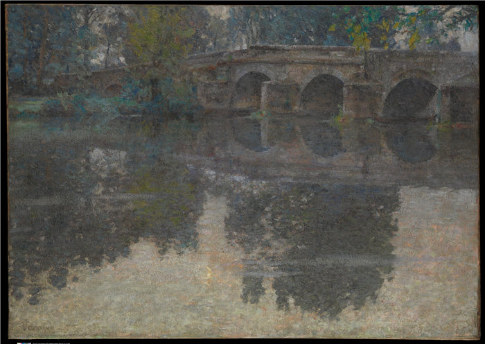 罗伯特·威廉·冯诺(Robert William Vonnoh)高清作品-格雷斯大桥