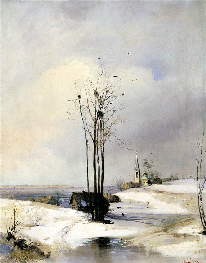 阿列克谢·萨弗拉索夫(Alexei Kondratyevich Savrasov) - Thaw