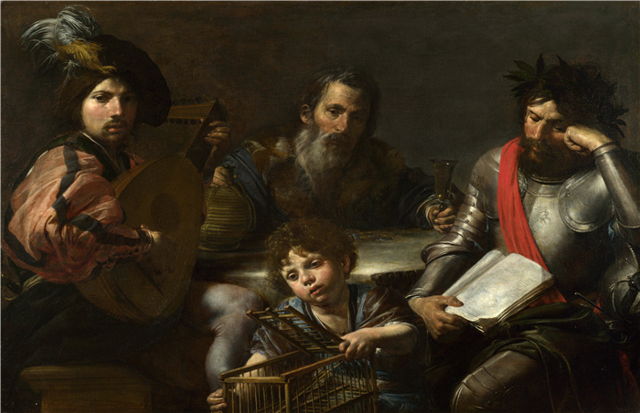 瓦伦丁·德·布洛涅（Valentin de Boulogne）-人类的四个时代