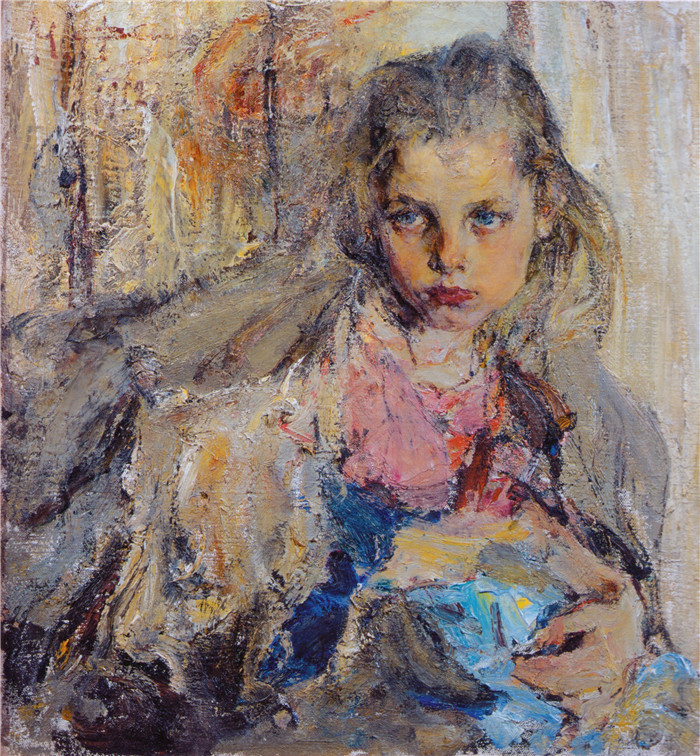 尼古拉·费欣(Nicolai Fechin)高清作品-Катенька (1912)