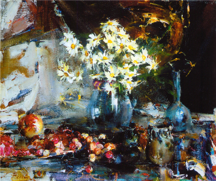 尼古拉·费欣(Nicolai Fechin)高清作品-Натюрморт (1934—1955) 5