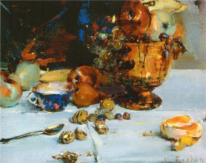 尼古拉·费欣(Nicolai Fechin)高清作品-Натюрморт (1934—1955) 4