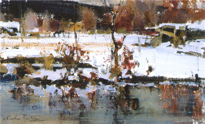 尼古拉·费欣(Nicolai Fechin)高清作品-Пейзаж (1927—1933)