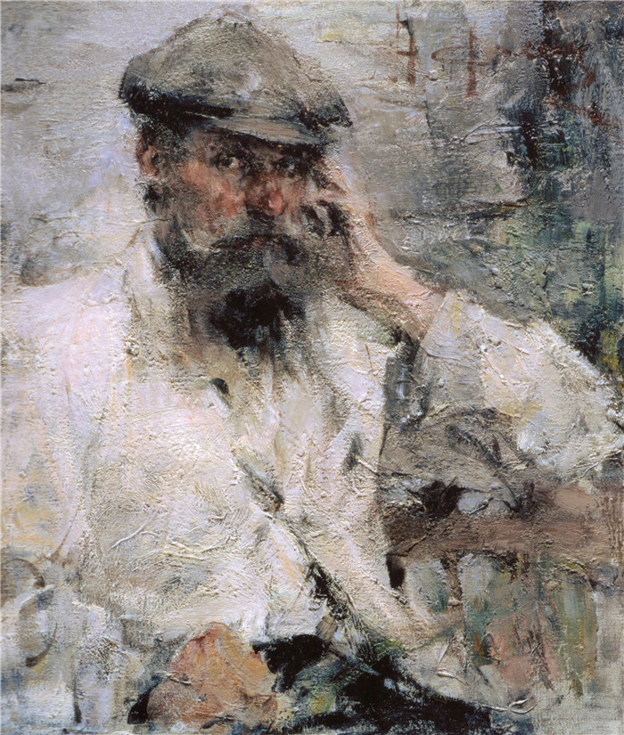 尼古拉·费欣(Nicolai Fechin)高清作品-Портрет отца (1910-е)