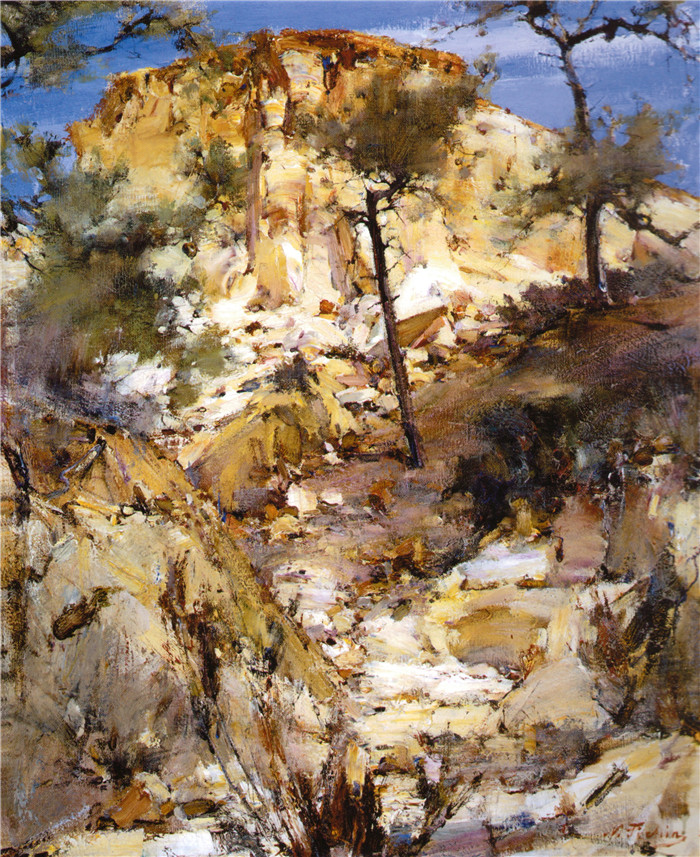 尼古拉·费欣(Nicolai Fechin)高清作品-Тори Пайнз (1925) 2