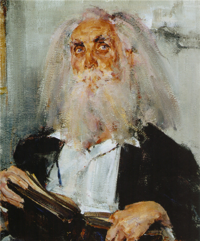 尼古拉·费欣(Nicolai Fechin)高清作品-Старый патриарх (1933-1940)