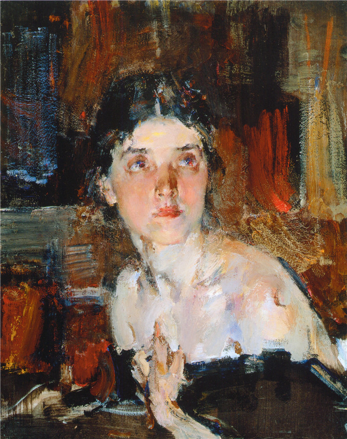 尼古拉·费欣(Nicolai Fechin)高清作品-艾莉珊黛(1927—1933) 2