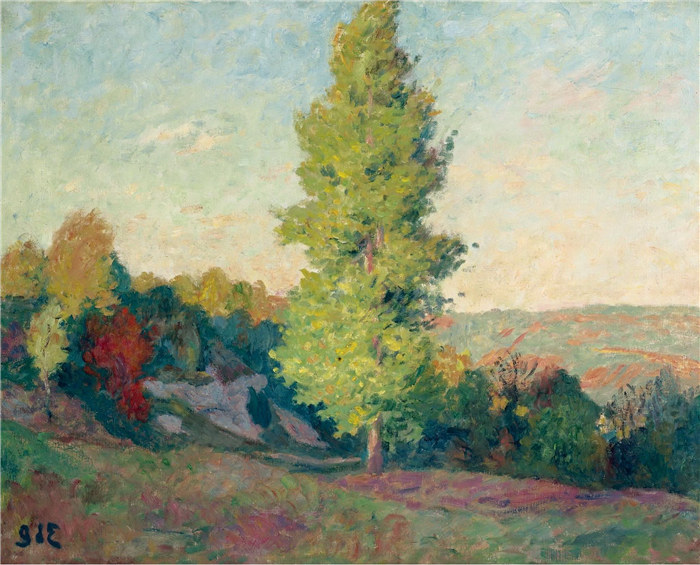 乔治·德·埃斯帕尼亚特（Georges d'Espagnat，法国）作品-风景，1900年