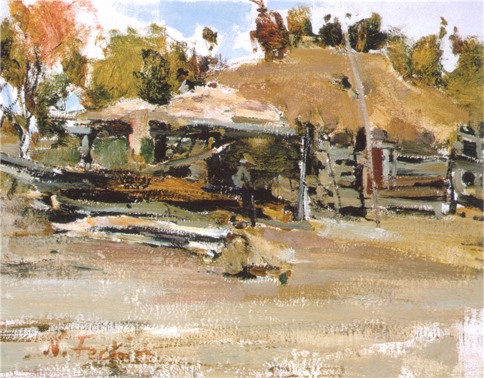 尼古拉·费欣(Nicolai Fechin)高清作品-Ранчито (1927—1933)
