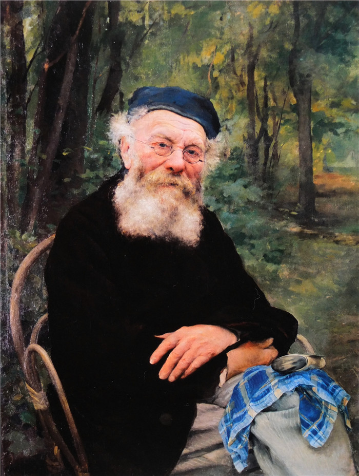 朱尔斯·巴斯蒂安-勒佩奇 (Jules Bastien Lepage)-他的祖父,1874年