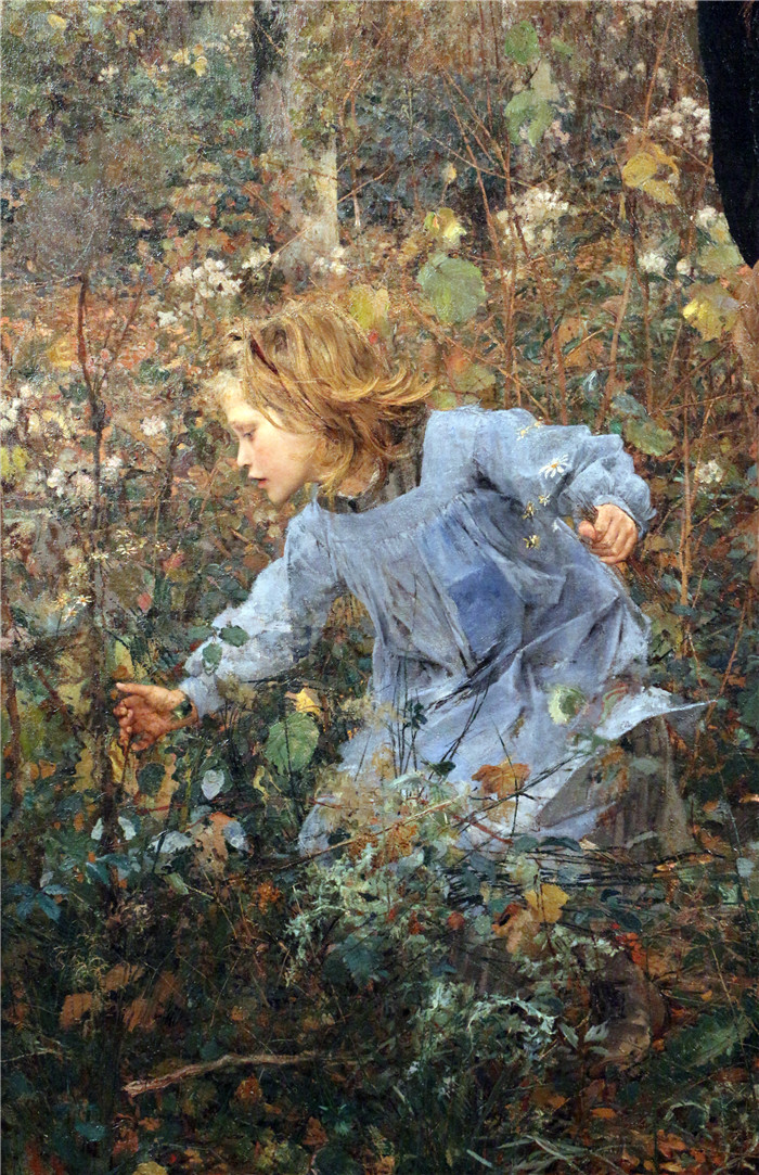 朱尔斯·巴斯蒂安-勒佩奇 (Jules Bastien Lepage)-木材采集者