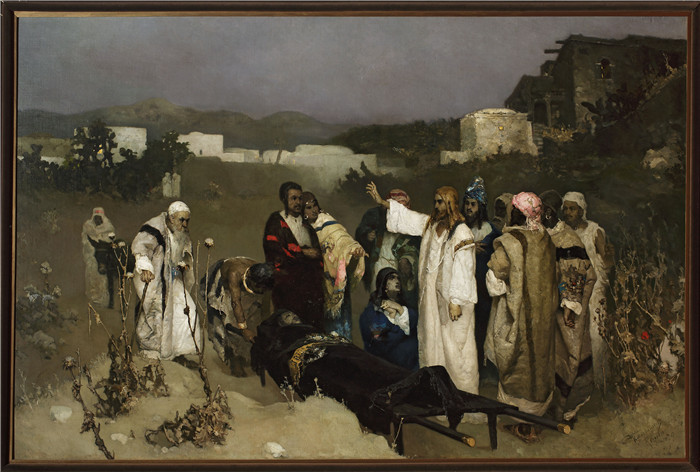 威廉·科塔宾斯基 (Wilhelm Kotarbiński，俄罗斯) 作品-遗孀之子的抚养