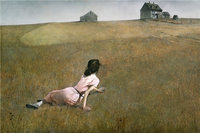 安德鲁·怀斯(Andrew Wyeth)高清作品-《克里斯蒂娜的世界》