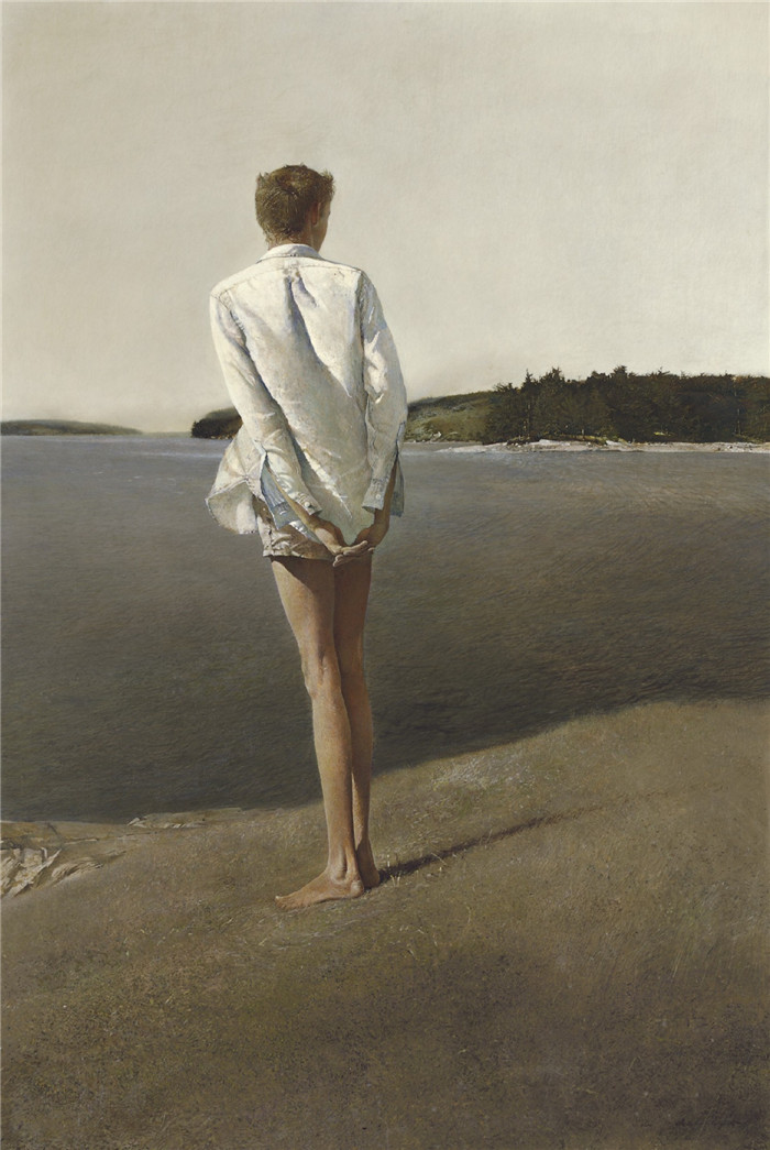 安德鲁·怀斯(Andrew Wyeth)高清作品-《海峡之上》（1960）