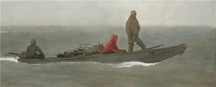 安德鲁·怀斯(Andrew Wyeth)高清作品-《近海》