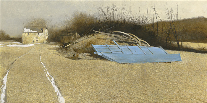安德鲁·怀斯(Andrew Wyeth)高清作品-漫滩