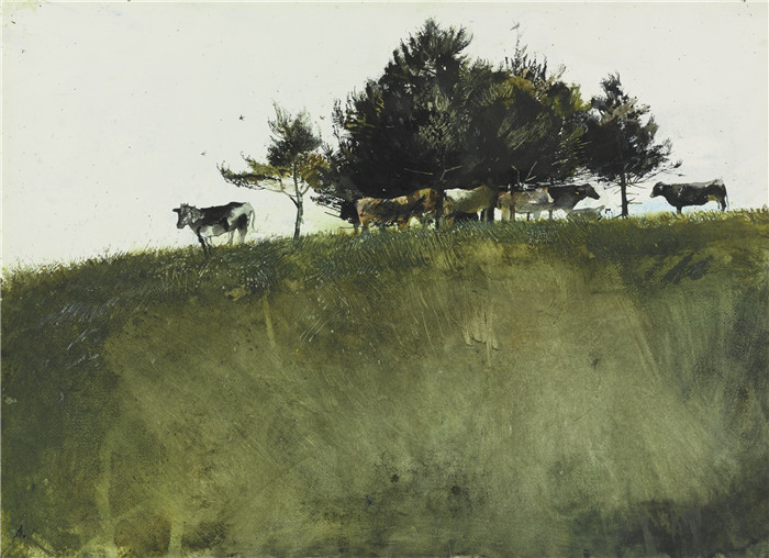安德鲁·怀斯(Andrew Wyeth)高清作品-绿树成荫