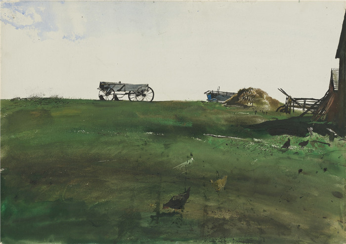 安德鲁·怀斯(Andrew Wyeth)高清作品-农场