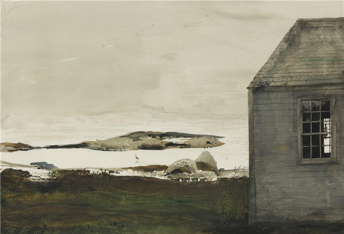安德鲁·怀斯(Andrew Wyeth)高清作品-乡村房子