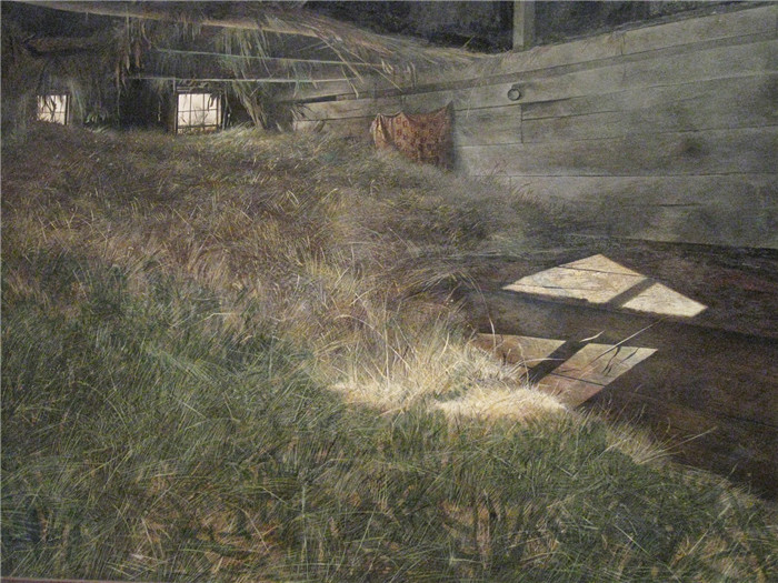 安德鲁·怀斯(Andrew Wyeth)高清作品-麦克维谷仓，1948年