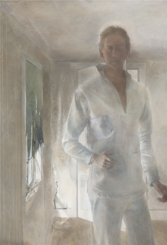 安德鲁·怀斯(Andrew Wyeth)高清作品-自画像