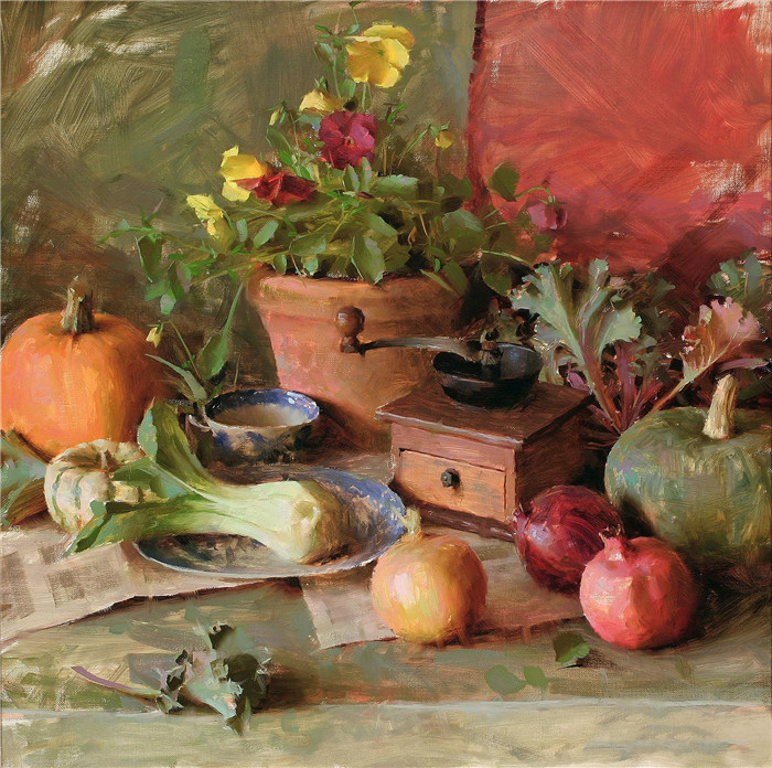 理查德.斯契米德(Richard Schmid)高清作品-静物 Richard Schmid Artworks -009