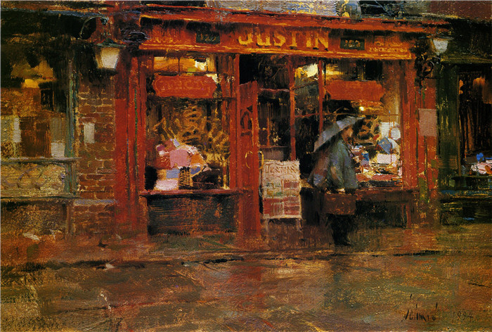 理查德.斯契米德(Richard Schmid)高清作品-巧克力店 TRALEE CHOCOLATE SHOP