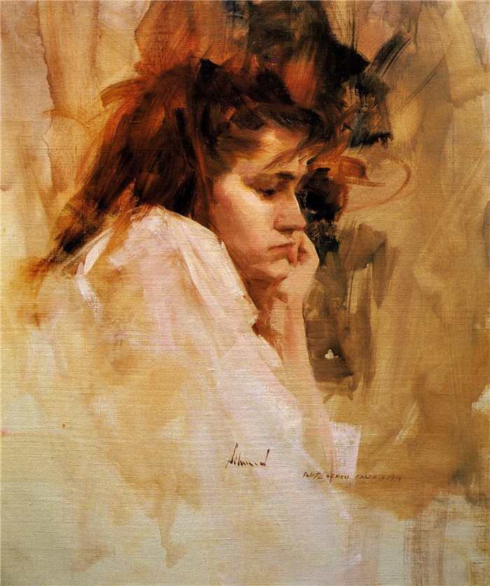 理查德.斯契米德(Richard Schmid)高清作品-Academy Study,1990