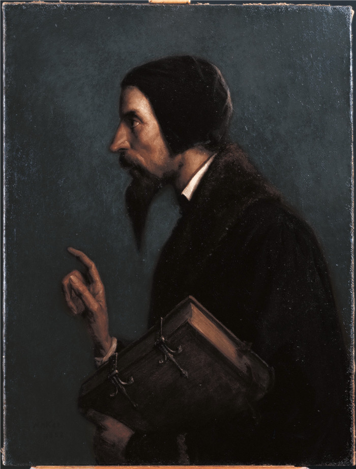 阿尔伯特·安克(Albert Anker)高清作品-Calvin Albert Anker txt