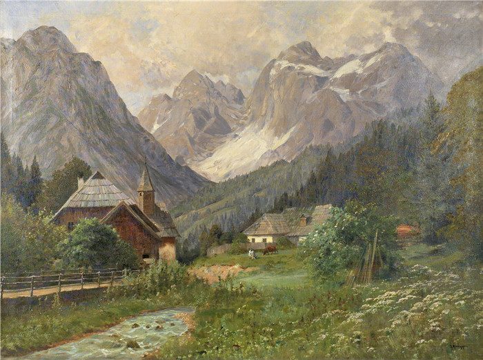 阿洛伊斯·阿内格(Alois Arnegger)高清作品-Tarvis附近的山脉