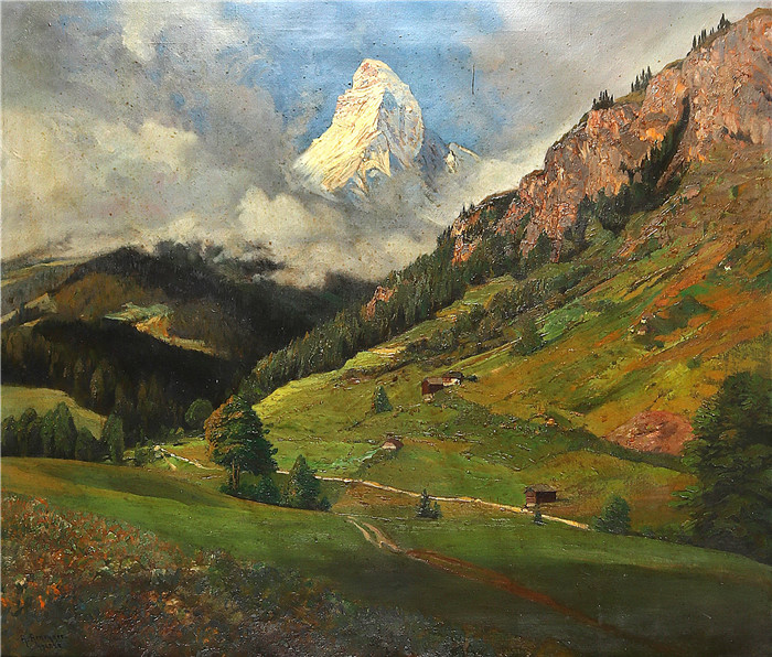 阿洛伊斯·阿内格(Alois Arnegger)高清作品-马特洪峰景观