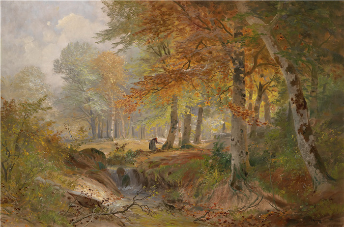 阿洛伊斯·阿内格(Alois Arnegger)高清作品-秋天的森林