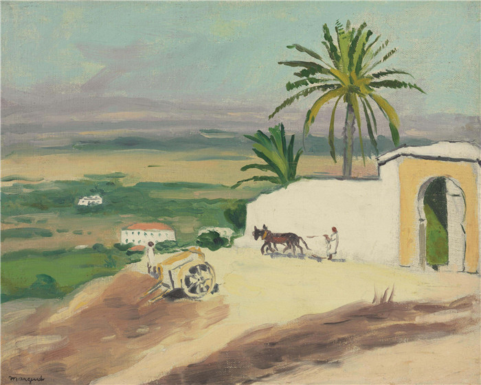 阿尔伯特·马奎特(Albert Marquet)高清作品-le mausolee de sidi dhrif