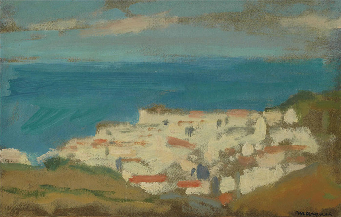 阿尔伯特·马奎特(Albert Marquet)高清作品-bab el oued vue de montplaisant