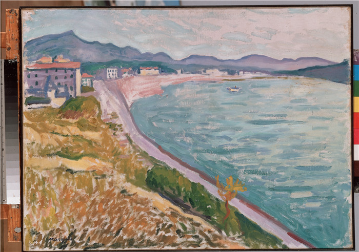 阿尔伯特·马奎特(Albert Marquet)高清作品-Marquet, Albert View of Saint Jean de Luz