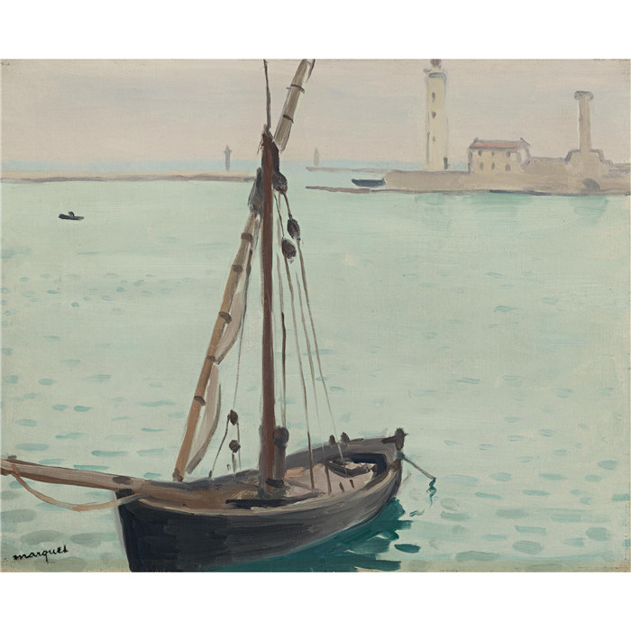 阿尔伯特·马奎特(Albert Marquet)高清作品-LE PORT DE SÈTE
