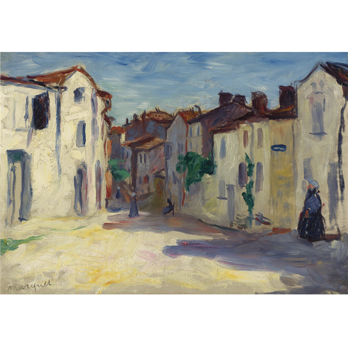 阿尔伯特·马奎特(Albert Marquet)高清作品-PONS (CHARENTE-MARITIME)
