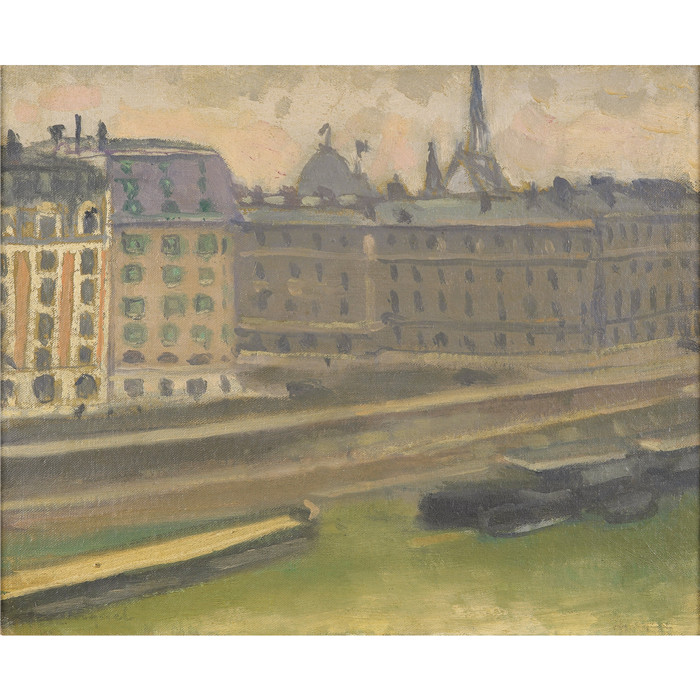 阿尔伯特·马奎特(Albert Marquet)高清作品-QUAI DE LA SEINE