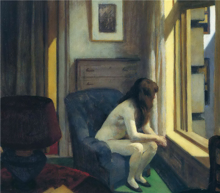 爱德华·霍珀（Edward Hopper）高清油画-上午11点