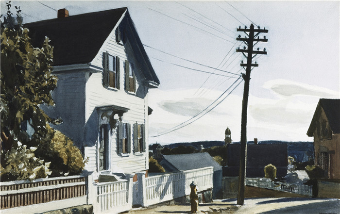 爱德华·霍珀（Edward Hopper）高清油画-亚当之家