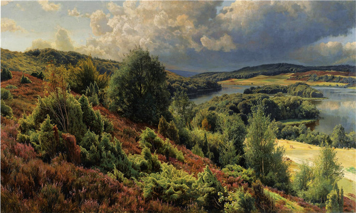 佩德·莫克·蒙森德(Peder Mork Monsted)高清作品-Paintings of Monsted 09