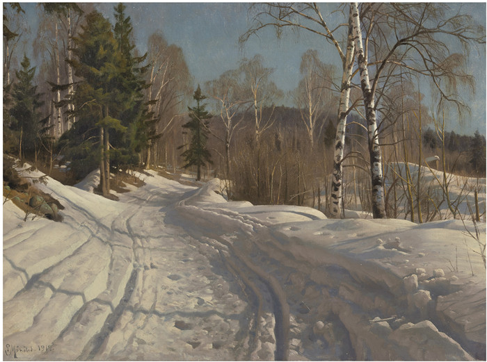 佩德·莫克·蒙森德(Peder Mork Monsted)高清作品-季风阳光冬日长